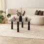 Kei Couchtisch 80 x 80 cm - Anthrazit/Rauch