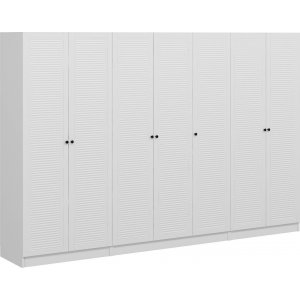 Larett Kleiderschrank 315 cm, Variante A - Wei