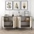 Kyiv Sideboard 180 cm - Nussbaum/Creme