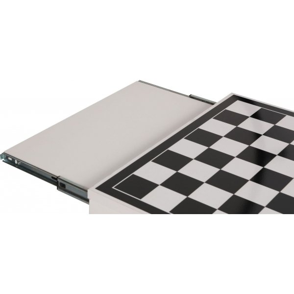 Schachtisch Schach 50 x 50 cm - Weiß/Schwarz Schachtisch Schach 50 x 50 cm - Weiß/Schwarz