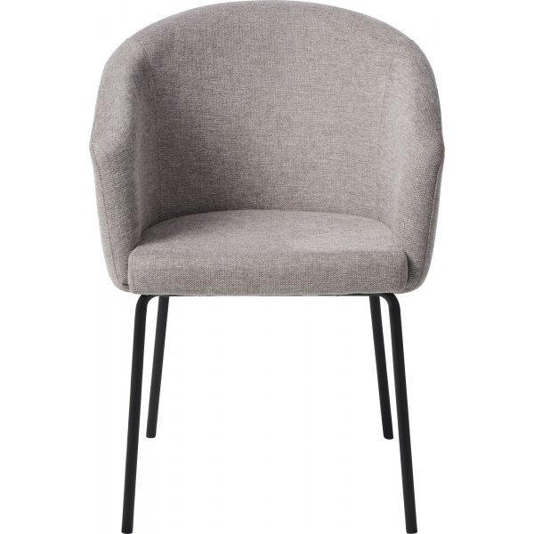 Erik Stuhl aus grauem Stoff COPY