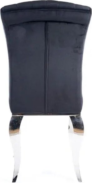 Prince Stuhl - Schwarz/Chrom