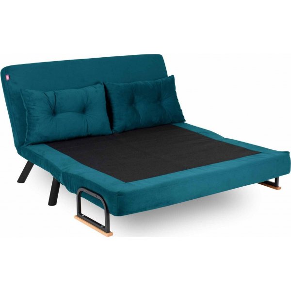 Sando 2-Sitzer Schlafsofa - Petroleumgrn