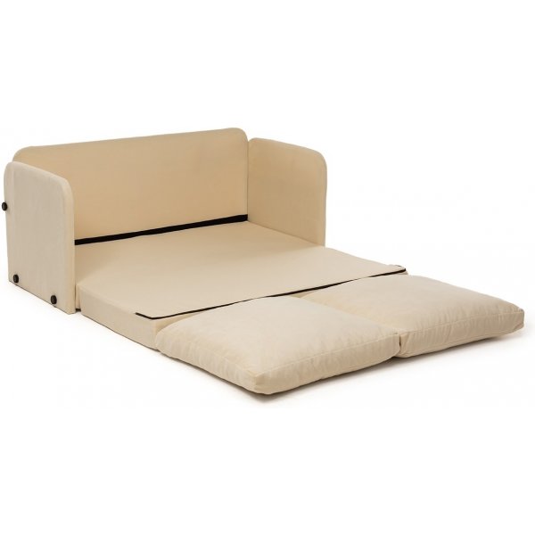 Saga 2-Sitzer-Schlafsofa - Creme