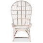Mandarin Pfau Stuhl - Whitewash