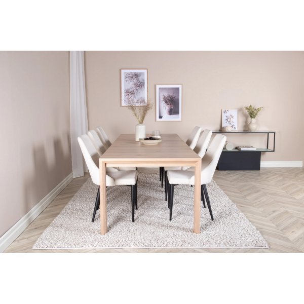 Castle Ausziehtisch 170-250 cm - Eiche hell Castle Ausziehtisch 170-250 cm - Eiche hell