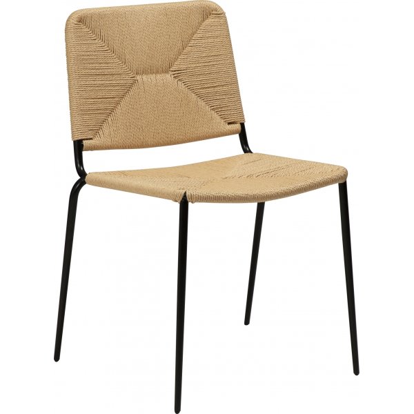 Stiletto-Esszimmerstuhl - Beige/Schwarz
