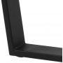 Amble runder Esstisch 110 cm - Schwarz/Marmor