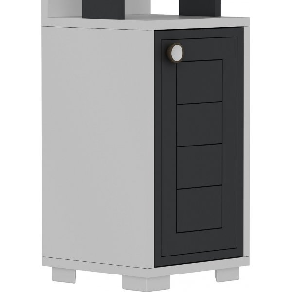 Canard Bcherregal - Wei/Anthrazit