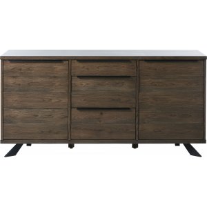 Sideboard Edge - Fischgrte braun gebeizt COPY COPY