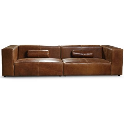 Madison 3-Sitzer Sofa 300 cm - Anilinleder Cognac