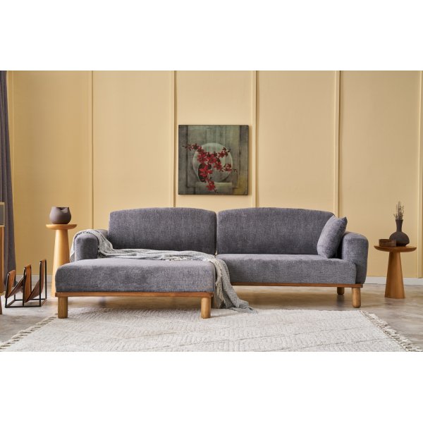 Reims Diwansofa links - Grau