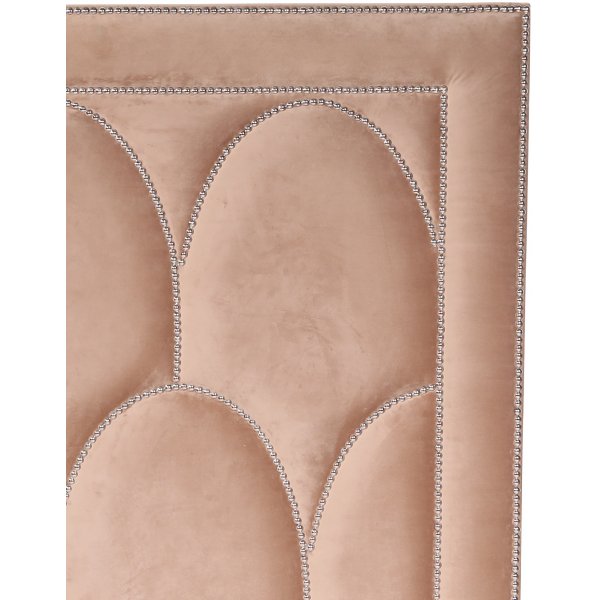 Bianca Bett Kopfteil Beige (Samt) - Breite wählbar Bianca Bett Kopfteil Beige (Samt) - Breite wählbar