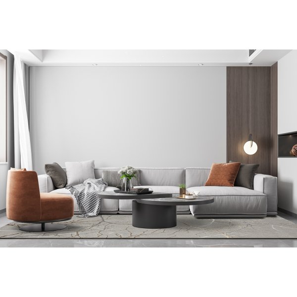 Creation Tree maschinengewebter Teppich Gold Creation Tree maschinengewebter Teppich Gold