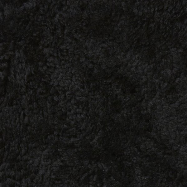 Lockiges Sitzkissen mit Polsterung Schwarz - 40 x 40 cm