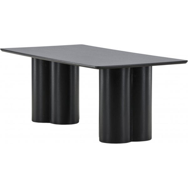 Couchtisch 120x60 cm schwarz gebeizte Eiche - Olivia