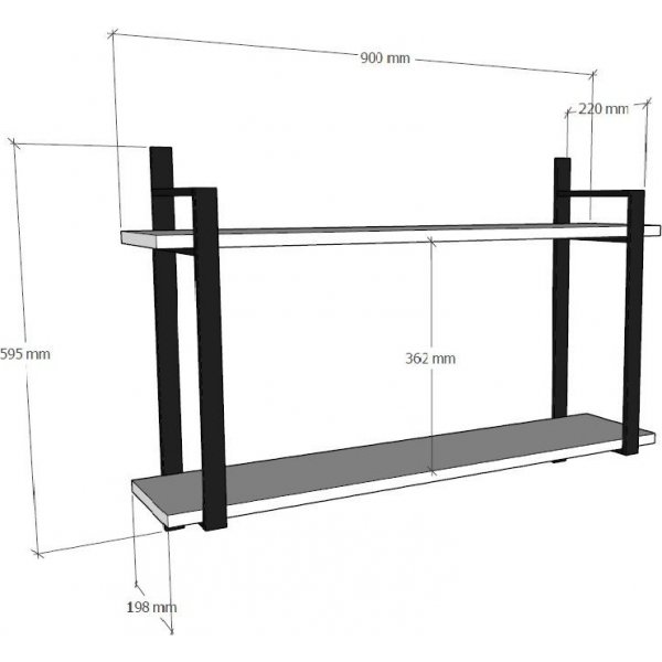 Abat Wandregal Saphireiche
