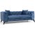 Como 2-Sitzer-Sofa - Blau