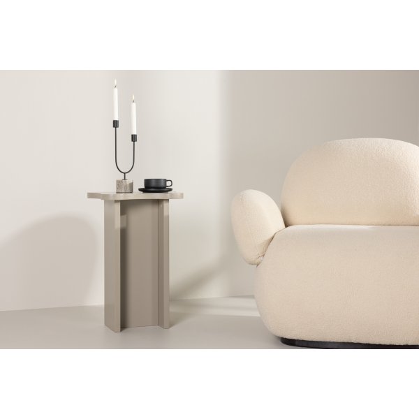 Molde Beistelltisch 42 x 30 cm - Hellbraun