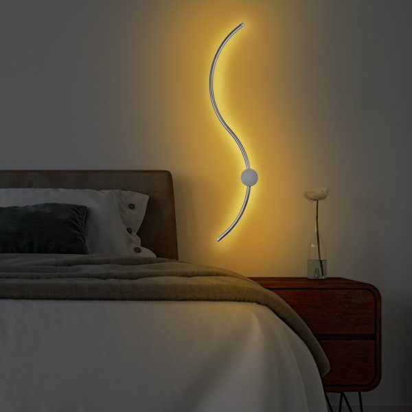 Wolf Wandleuchte 1 - Chrom Wolf Wandleuchte 1 - Chrom