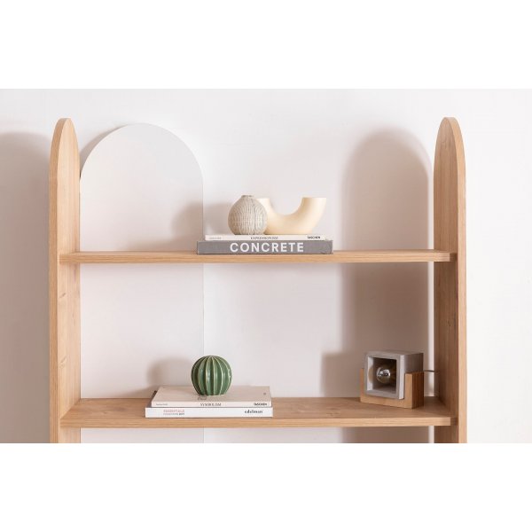 Mindy Bücherregal - Saphireiche/Weiß Mindy Bücherregal - Saphireiche/Weiß