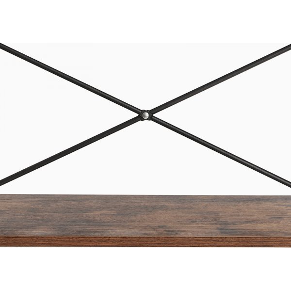 Petter Stufenregal 172 cm - Braun/Schwarz Petter Stufenregal 172 cm - Braun/Schwarz