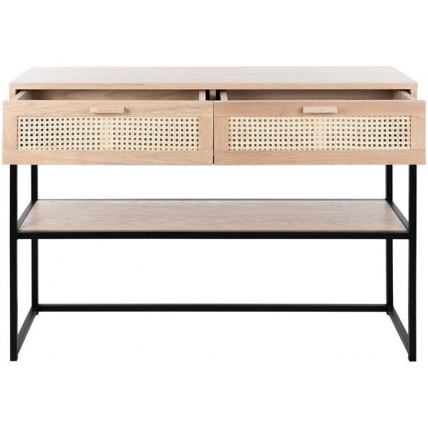 Raffel\\\'s Konsolentisch - Wei� pigmentiertes Eichenfurnier