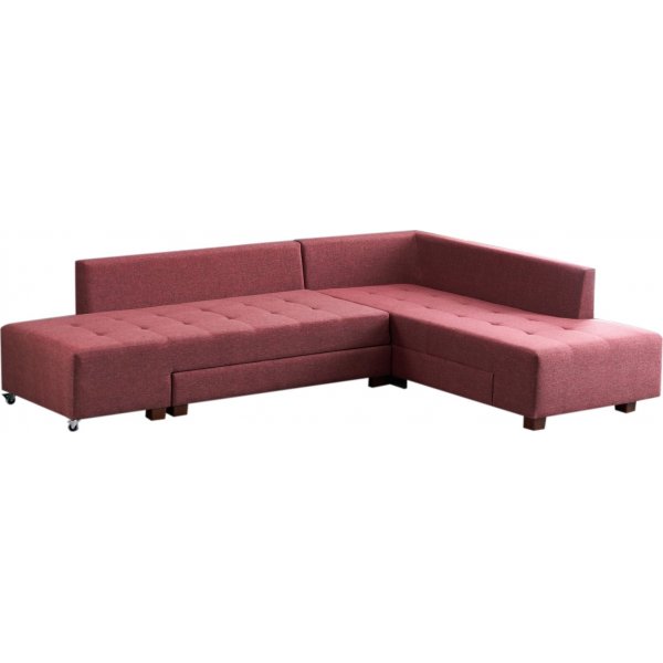 Ecksofa Manama - Burgund