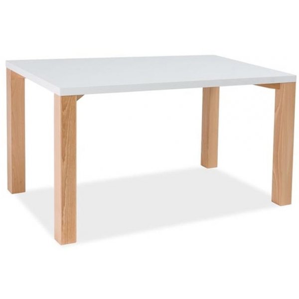 Julissa 120 cm Esstisch - Wei/Buche