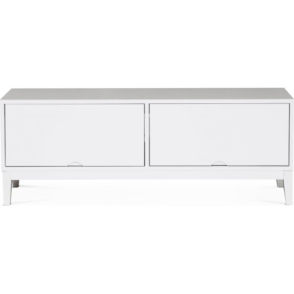 Borgholm weie Medienbank 126x45 cm