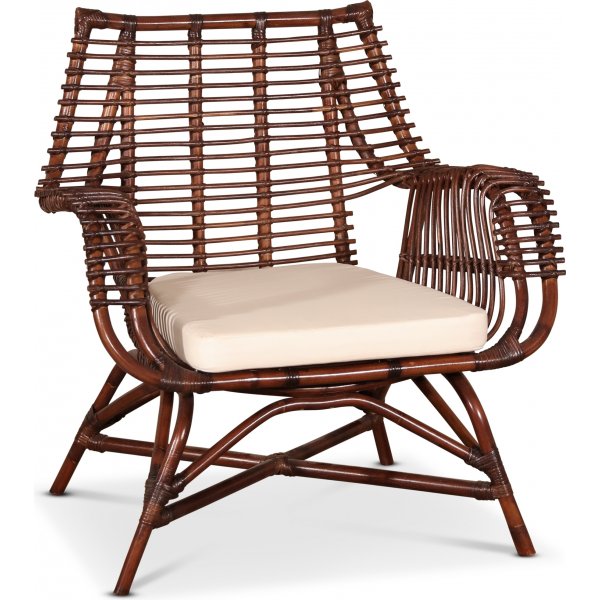 Tibble Rattansessel - Nussbaum