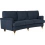 Howard Watford Deluxe 4-Sitzer gebogenes Sofa - Blau