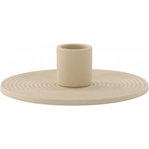 Durchmesser Kerzenstnder 12 x 4 cm - Beige