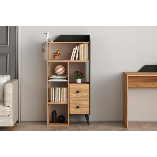 Seren B�cherregal - Kiefer/Schwarz