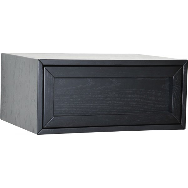 Isak Wand-Nachttisch - Schwarzes Eichenfurnier