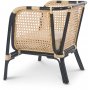 Sessel Marbella - Rattan/schwarz
