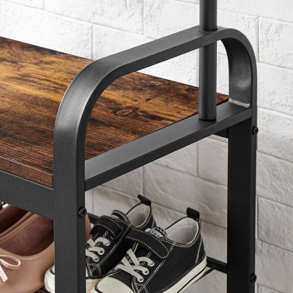 Furir Flurmöbel 84 cm - Braun/Schwarz Furir Flurmöbel 84 cm - Braun/Schwarz