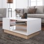 Camilla Couchtisch 90 x 60 cm - Eiche/wei