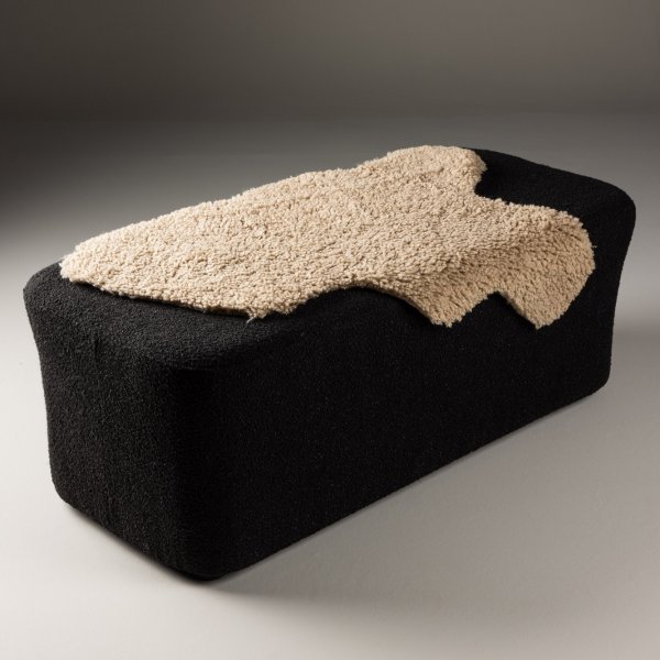 Plaid Katy 60x90 cm - Beigefarbenes Schaffellimitat Plaid Katy 60x90 cm - Beigefarbenes Schaffellimitat