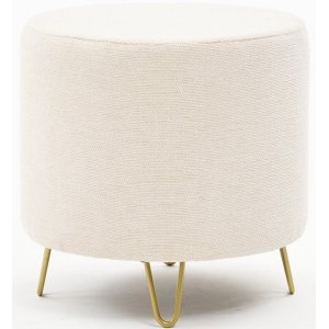 Asmara-Hocker - Creme/Gold