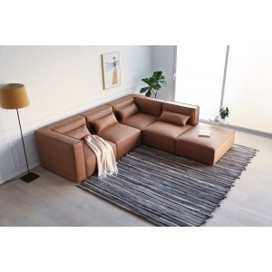 Nees Modulsofa in Cognac (Samt) Combo 2 Nees Modulsofa in Cognac (Samt) Combo 2