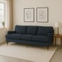 Howard Watford Deluxe 4-Sitzer gebogenes Sofa - Blau