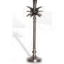 Tischlampe mit Palmenblatt H50cm - Altes Silber