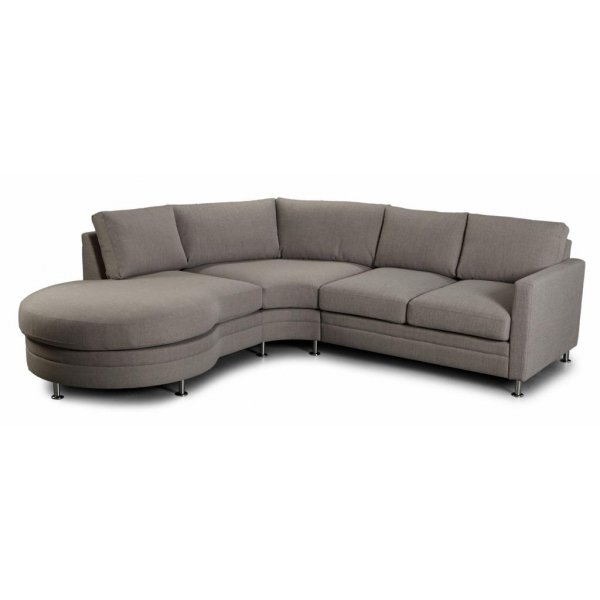 Modern Living Ecksofa mit gemtlichem Diwan - Frei whlbare Farbe