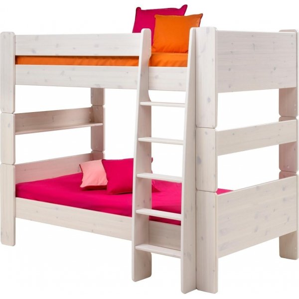 Fr Kinder Etagenbett 90 x 200 cm - Whitewash