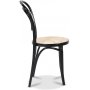 Bugholzstuhl No 10 Classic - Schwarz / Rattan
