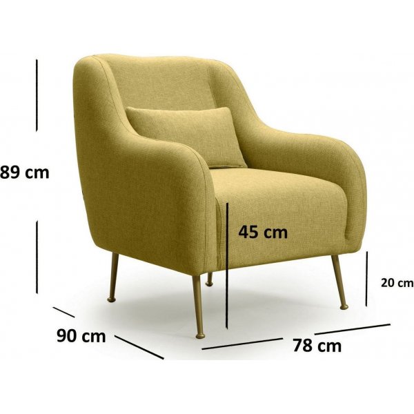 Sessel Sevilla - Gelb Sessel Sevilla - Gelb