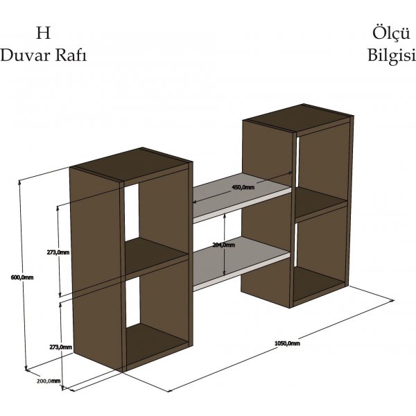 Bambi Wandregal - Wei/Anthrazit