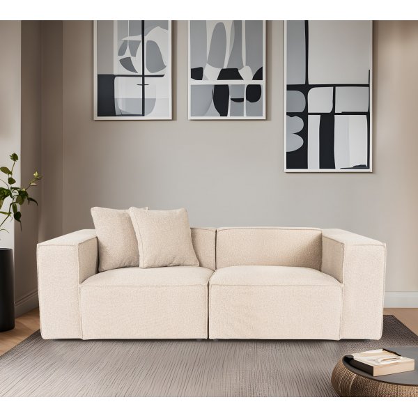 Lora 2-Sitzer-Sofa - Pfirsich Lora 2-Sitzer-Sofa - Pfirsich