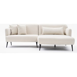 Revos Diwansofa rechts - Creme